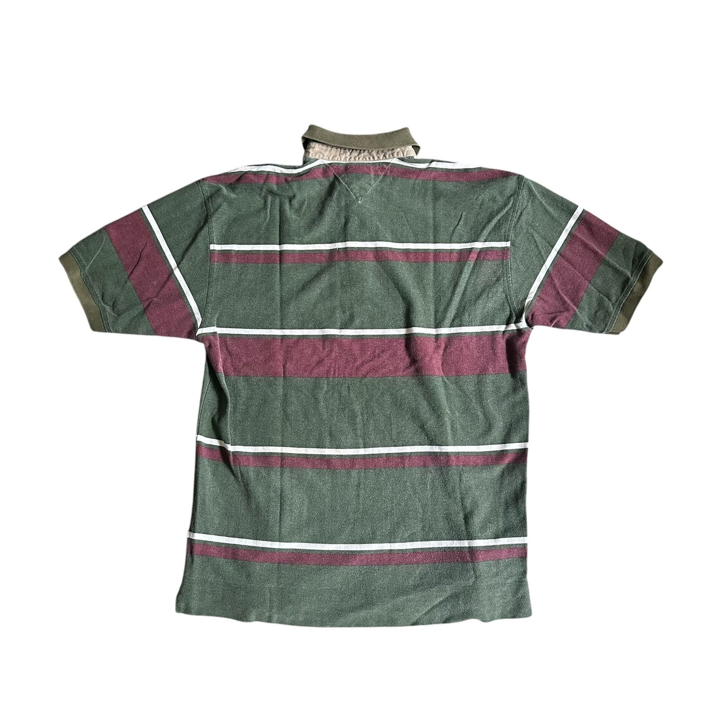 Vintage TommyHilfiger Polo Collar Shirt Green Mens Large