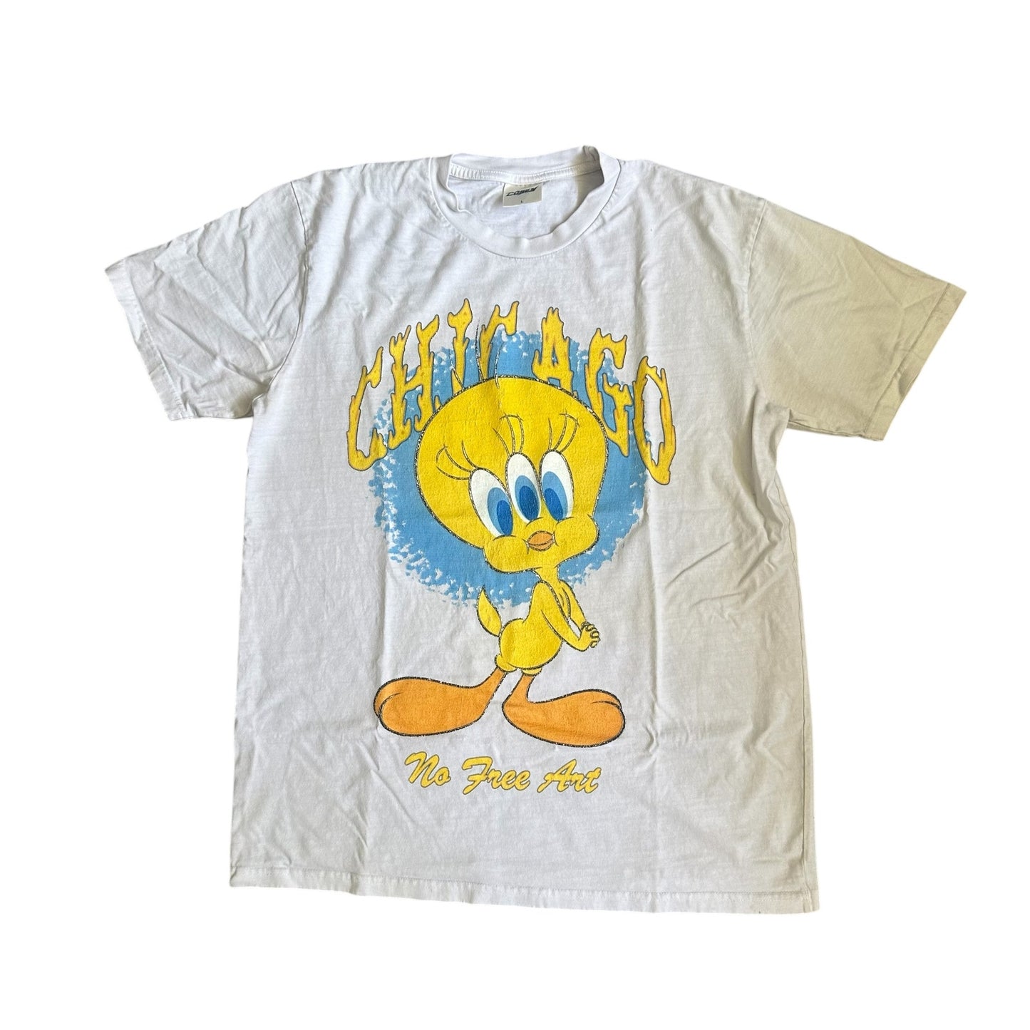 Dee Cosey Chicago Tweety No Free Art Tee Shirt Mens Large