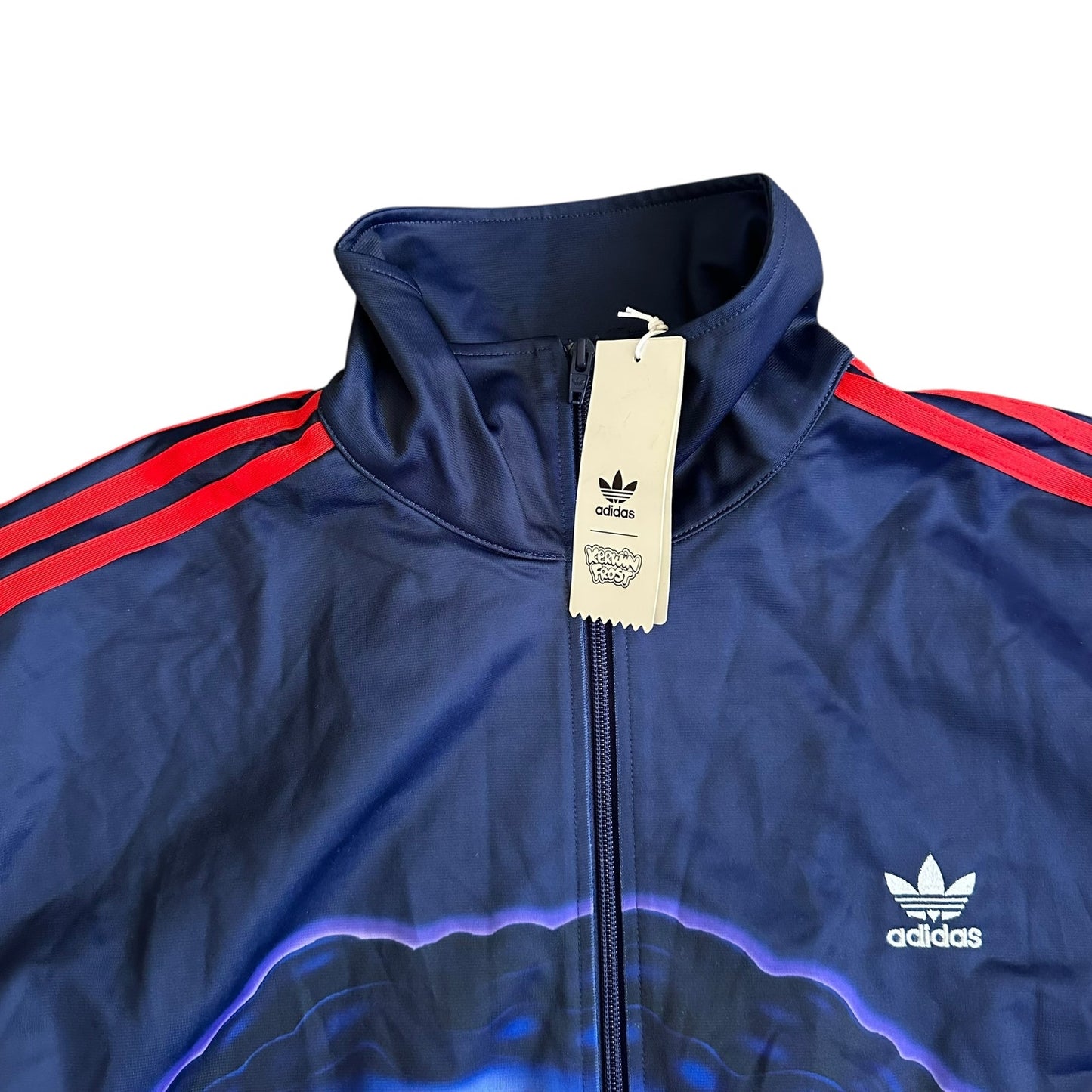 Kerwin Frost Adidas Originals KF Track Jacket Blue mens XL NWT
