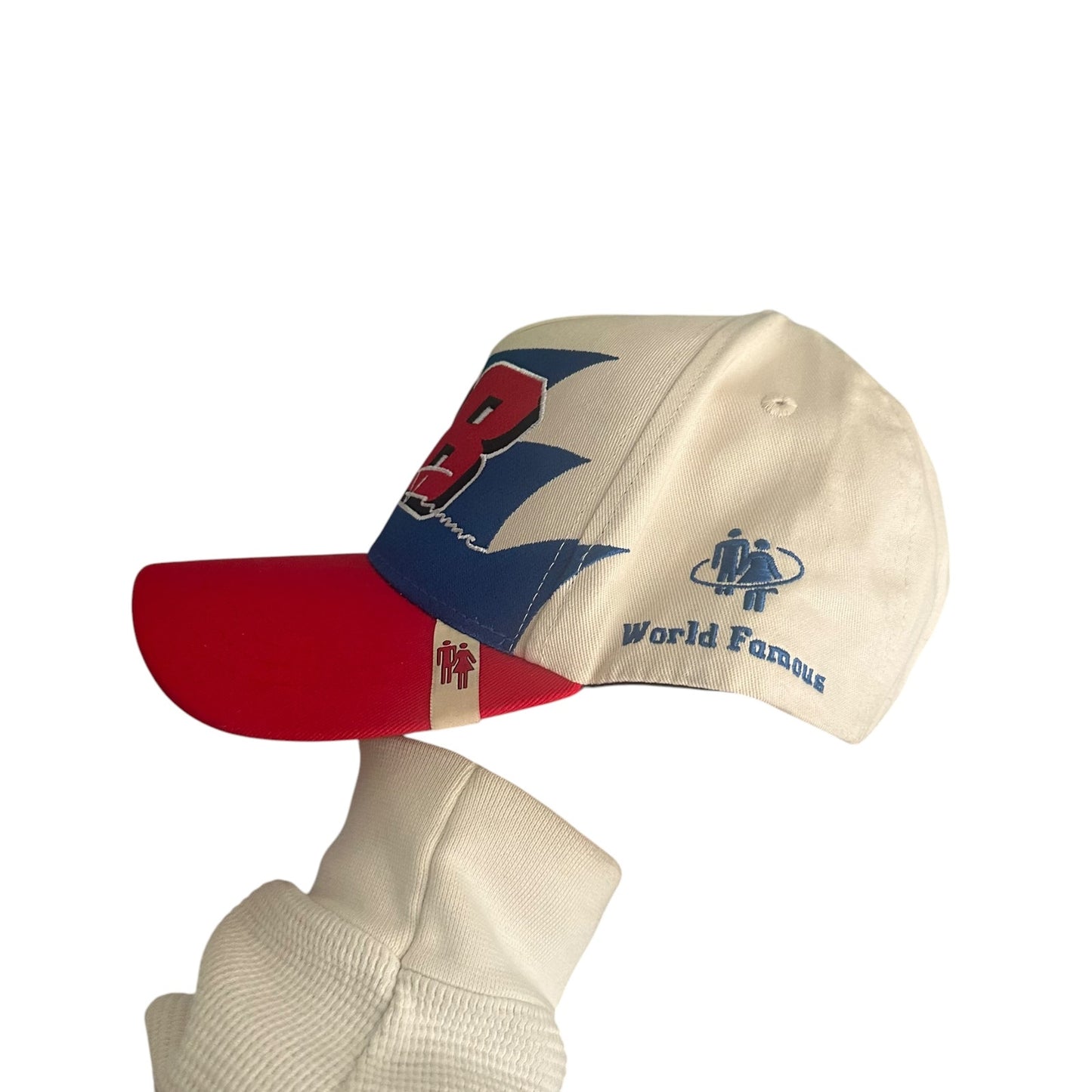 Men’s HOMME + FEMME 88 Signature Cream Trucker Hat Adjustable