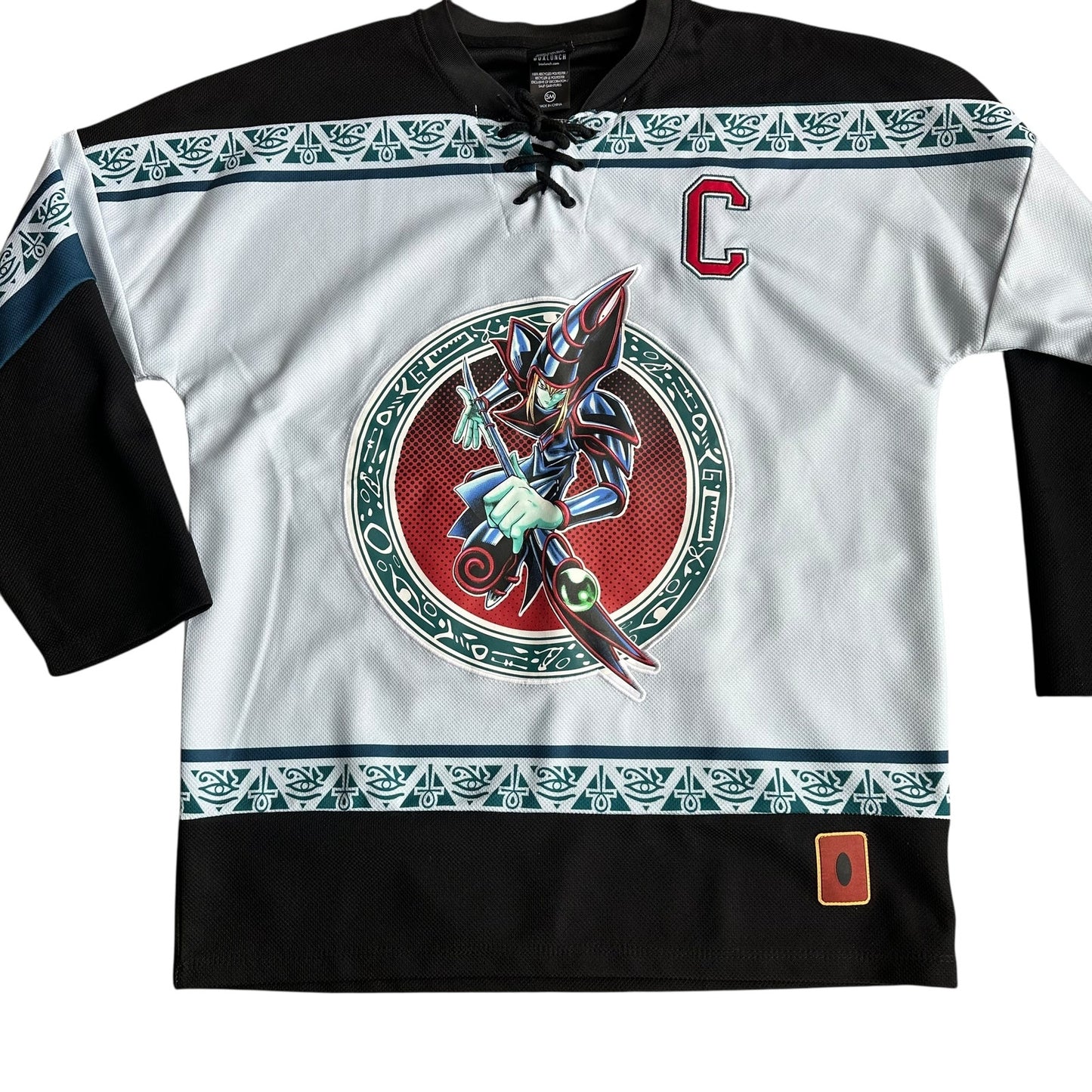 YuGioH Dark Magician Hockey Jersey Mens Small