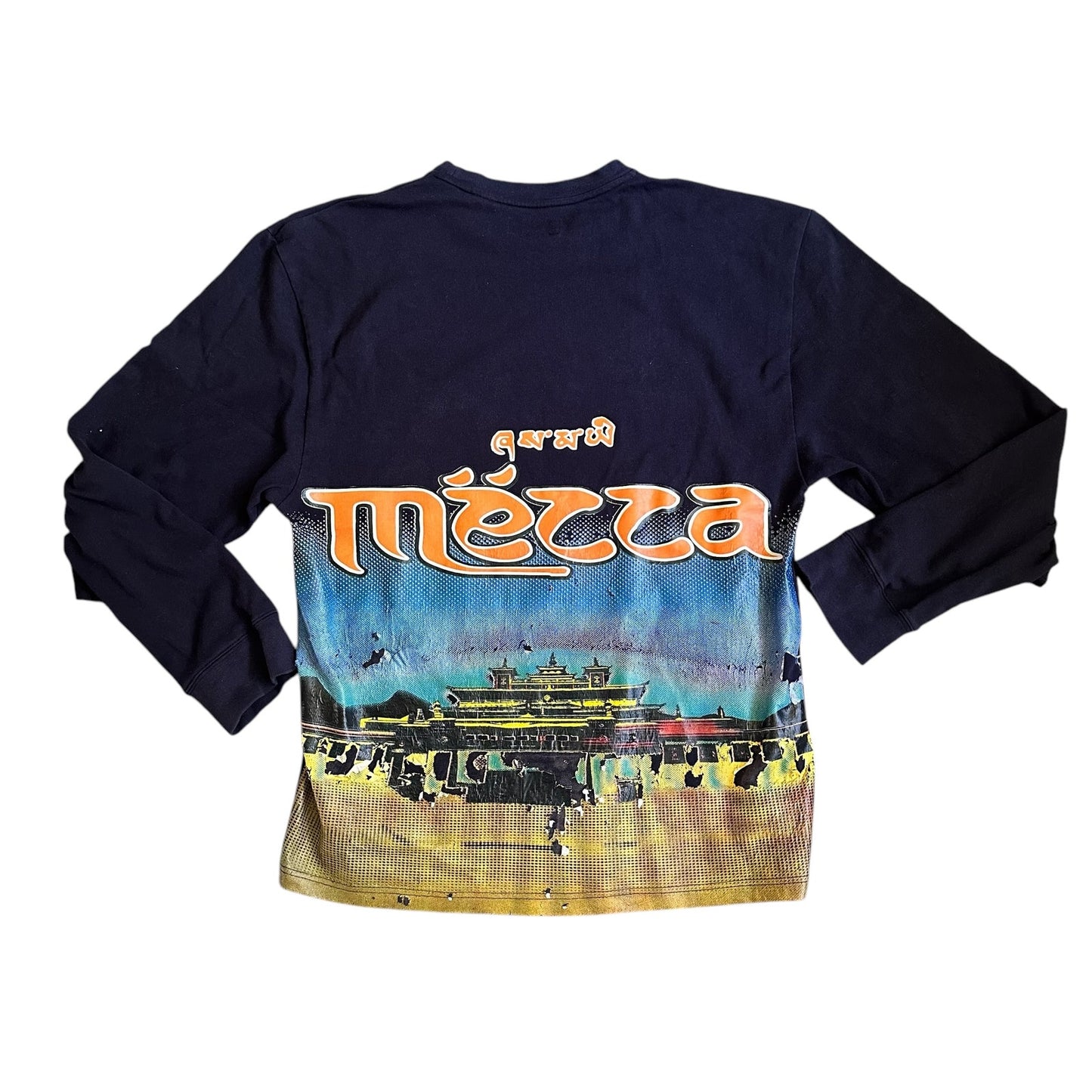 Vintage y2k Mecca Rap Hip Hop LongSleeve Shirt Mens 2XL