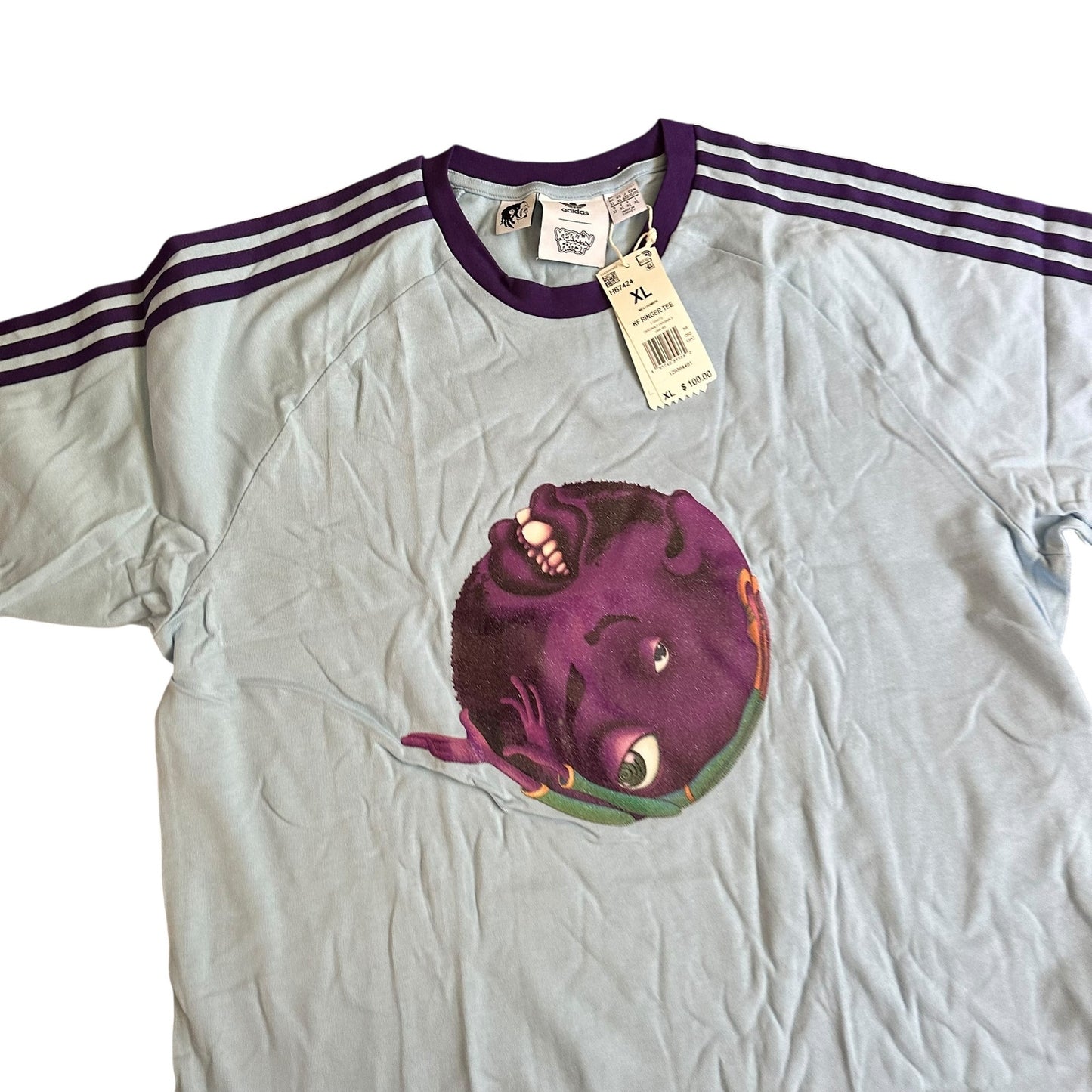 Kerwin Frost Adidas Ringer Tee Shirt Mens XL NWT