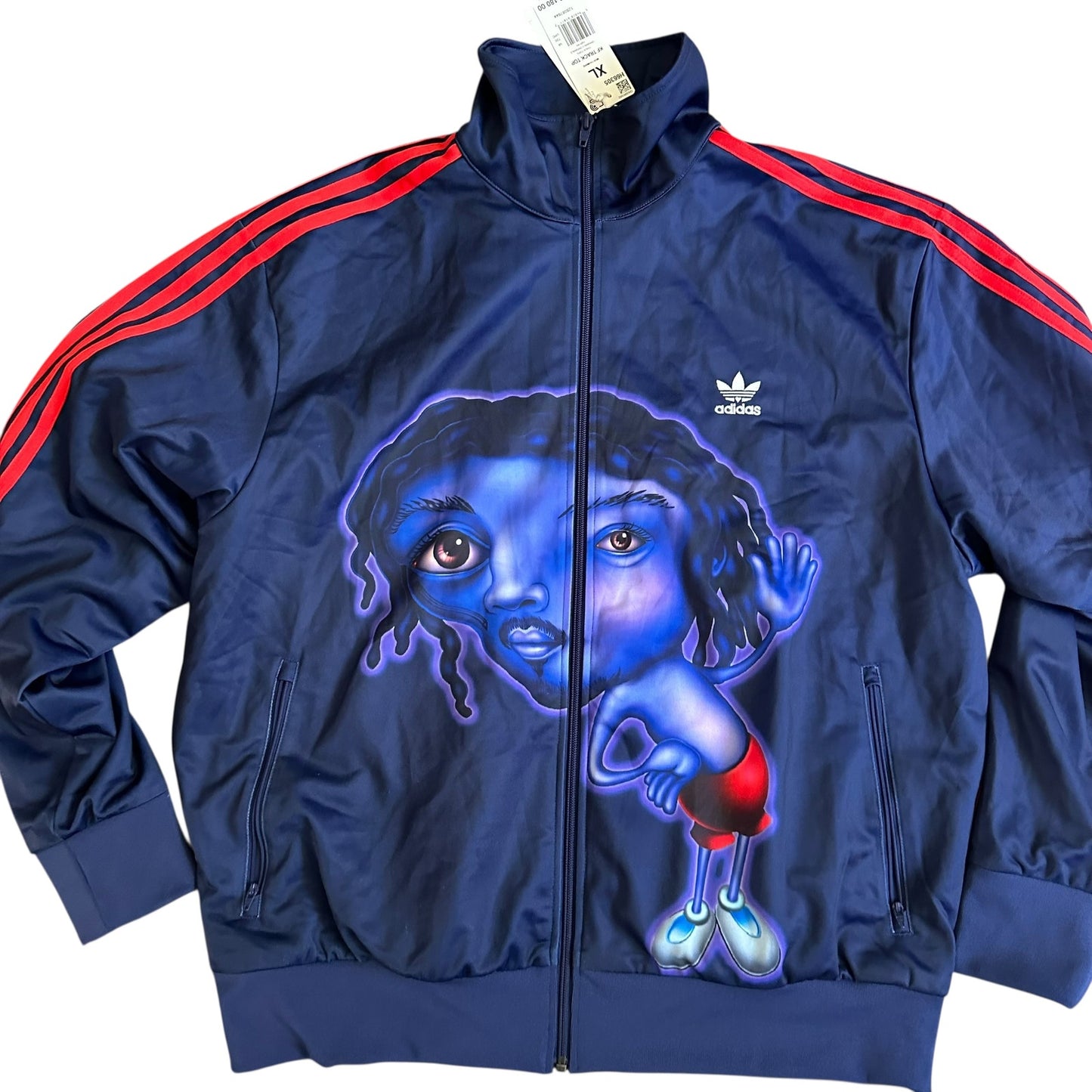 Kerwin Frost Adidas Originals KF Track Jacket Blue mens XL NWT
