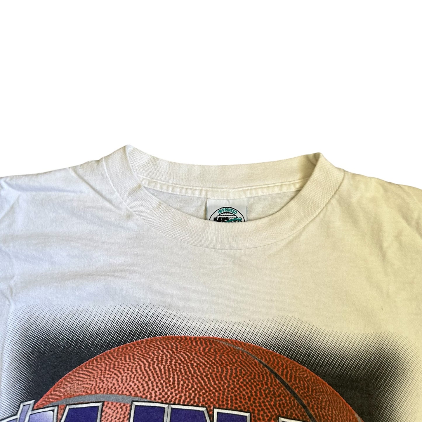 Vintage 90s In The Zone Basketball Sports Tee Shirt Mens XL