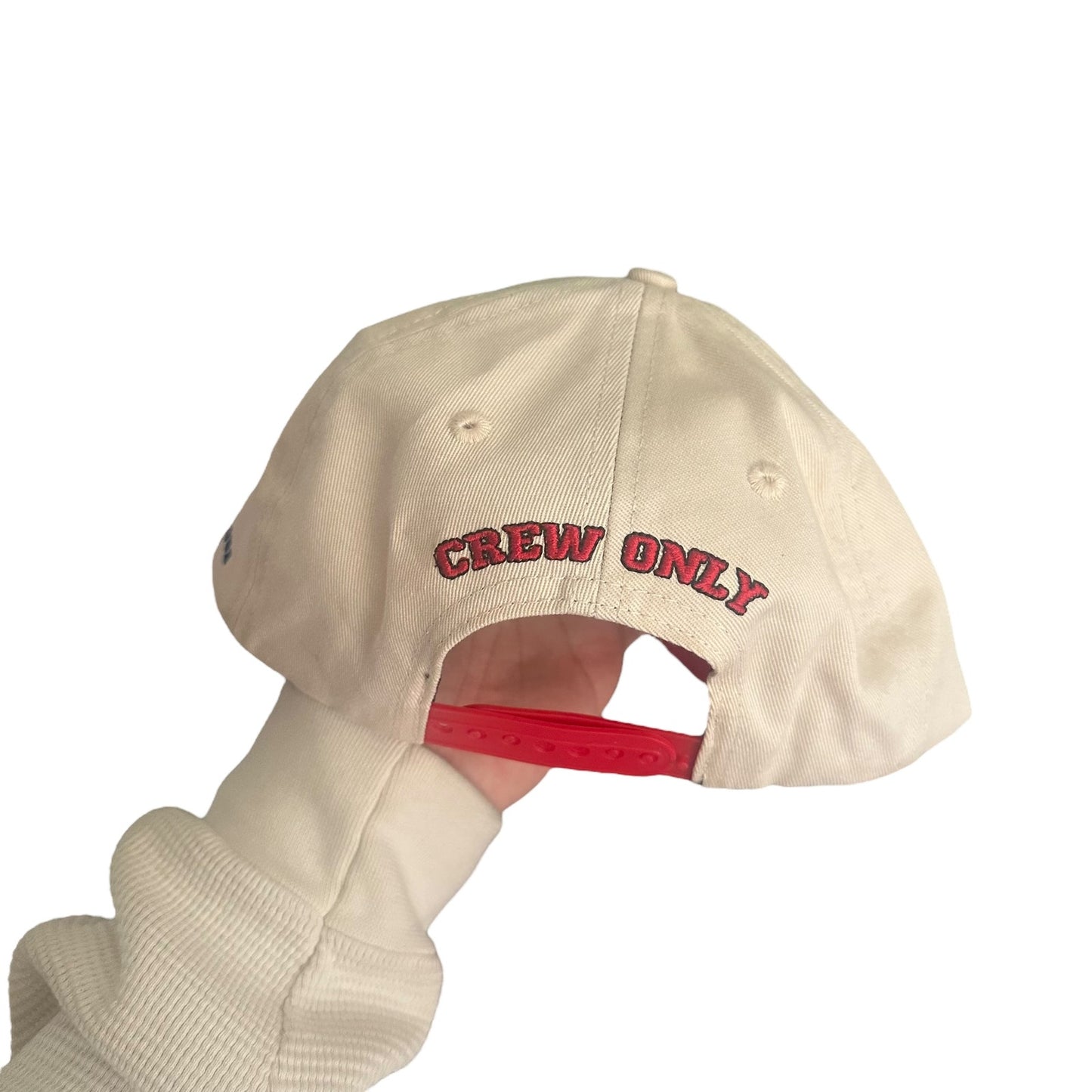 Men’s HOMME + FEMME 88 Signature Cream Trucker Hat Adjustable