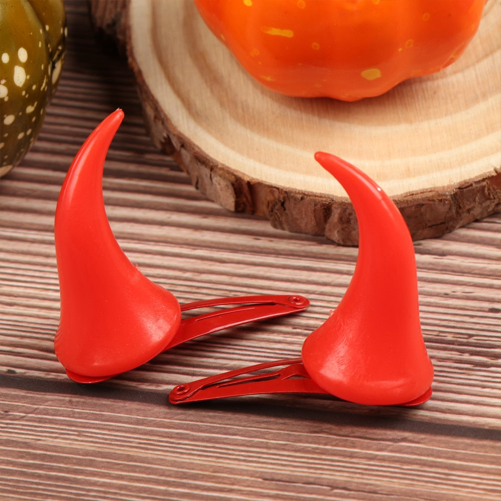 π Long Devil Horns Hair Clips π