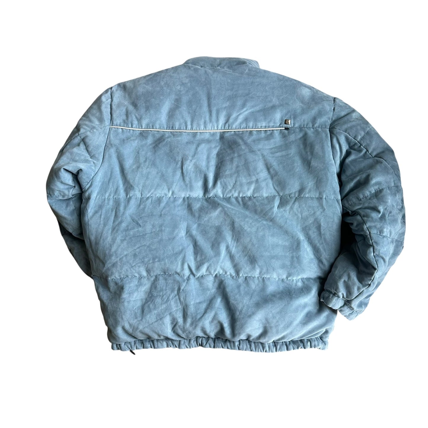 Vintage Ecko Unlimited Reversible Puffer Blue Jacket Mens XL
