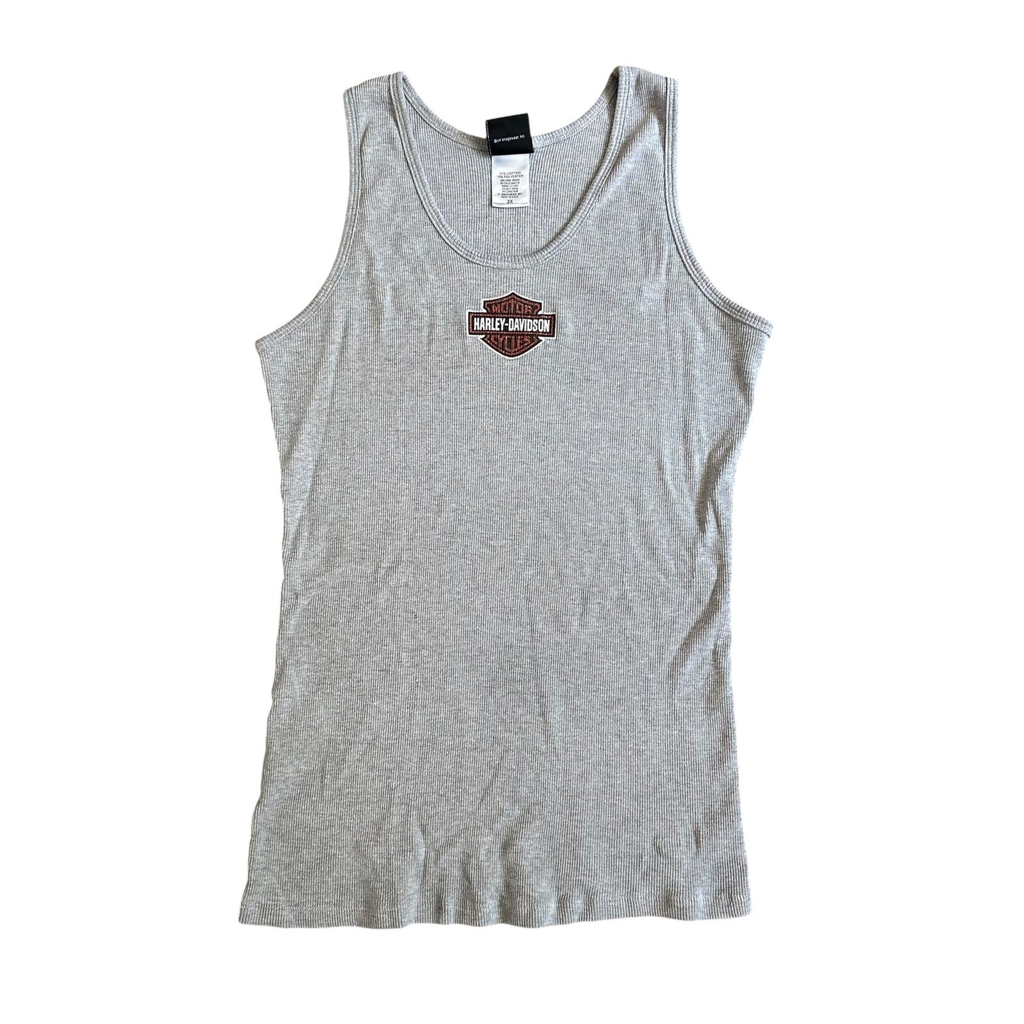 Laidlaw Harley Davidson Baldwin Park Gray Tank Top Womens 2XL