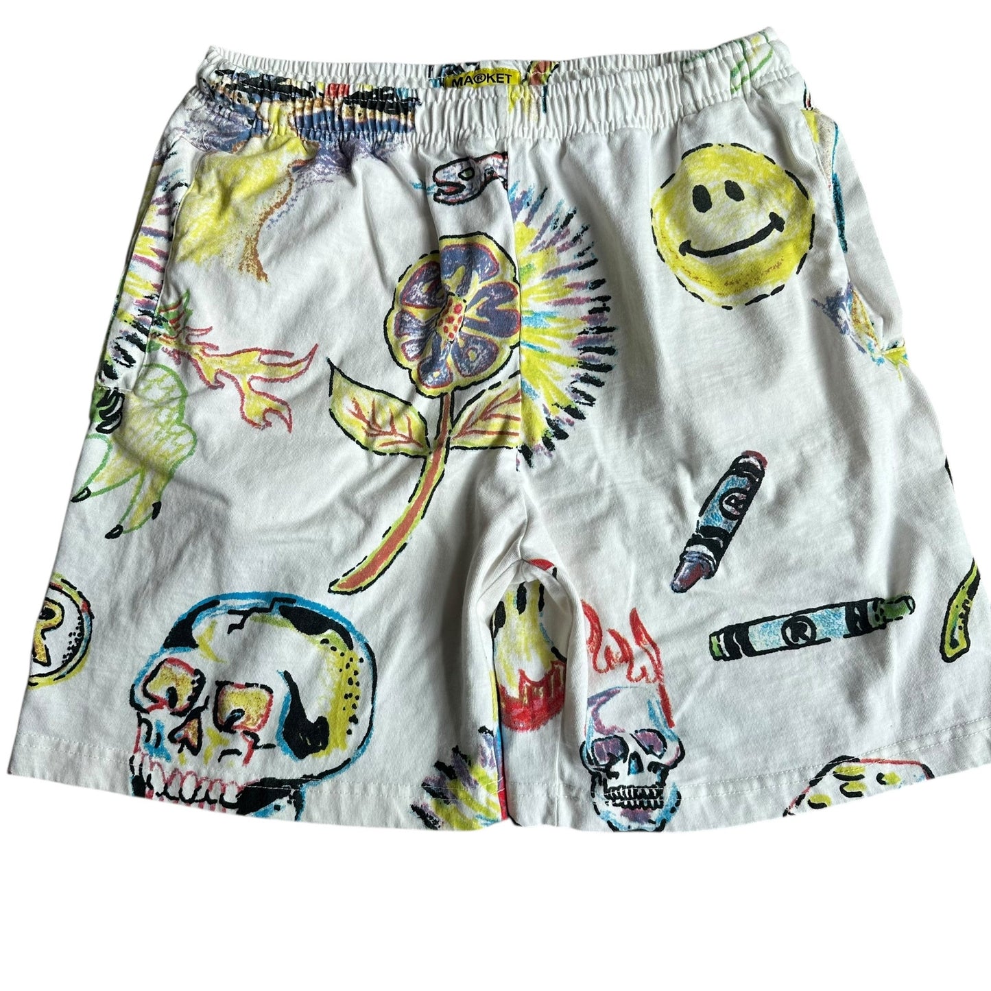 Market x Smiley Coloring Book Shorts Mens Medium