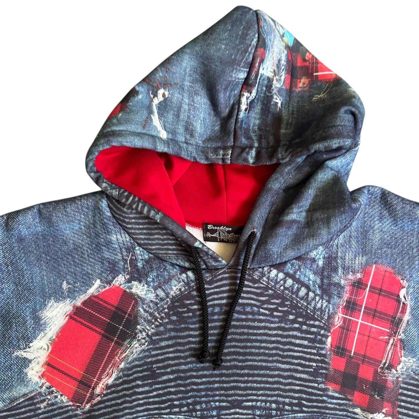 Vintage y2k Brooklyn Crossing 2pac Tupac Hoodie Mens XL NWT