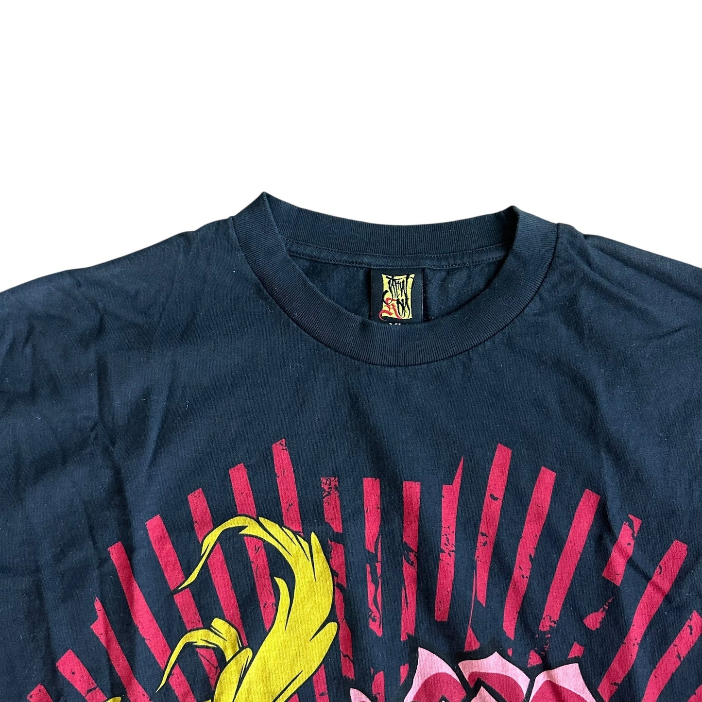 New Koncept Rose Large Print Vintage y2k Shirt Mens XL