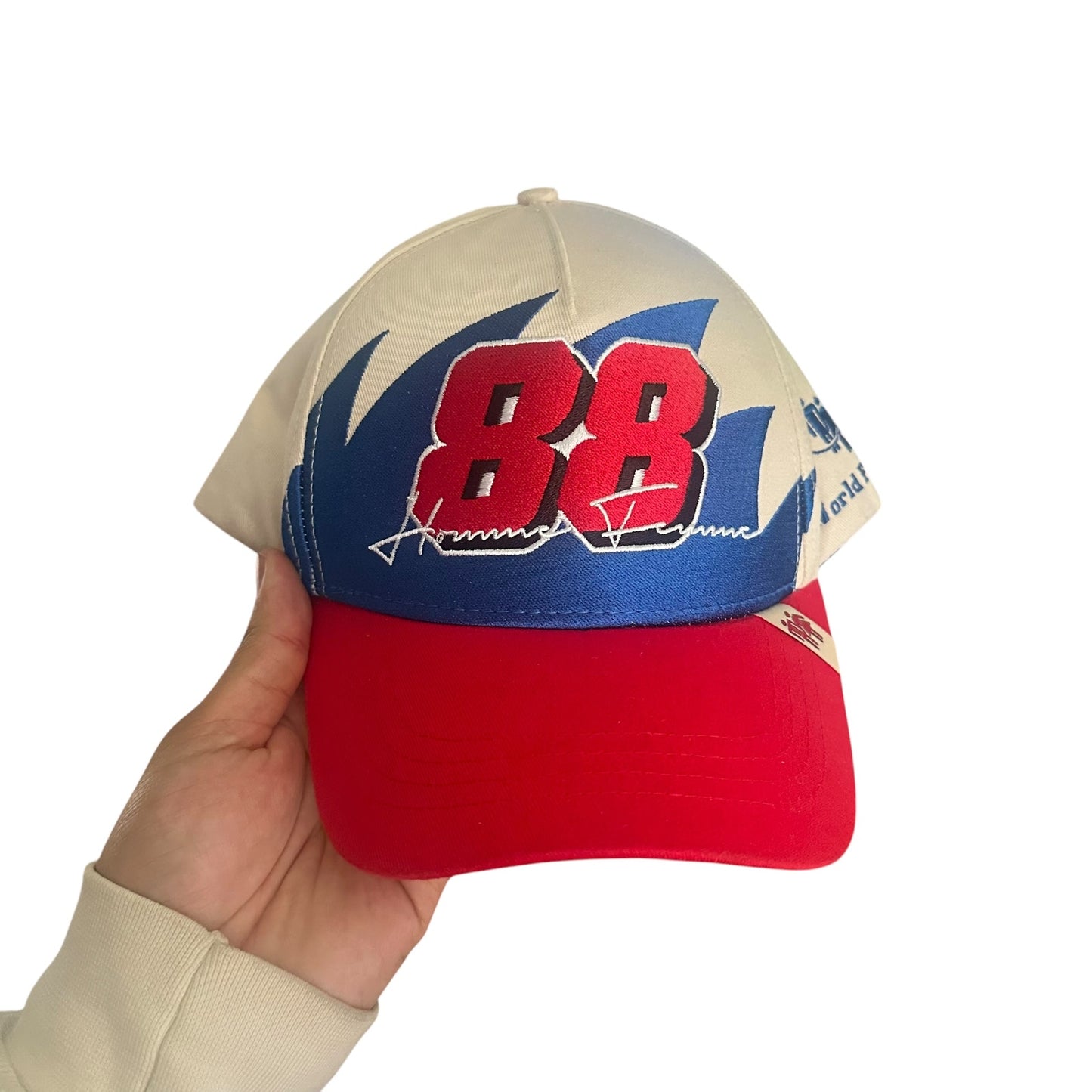 Men’s HOMME + FEMME 88 Signature Cream Trucker Hat Adjustable