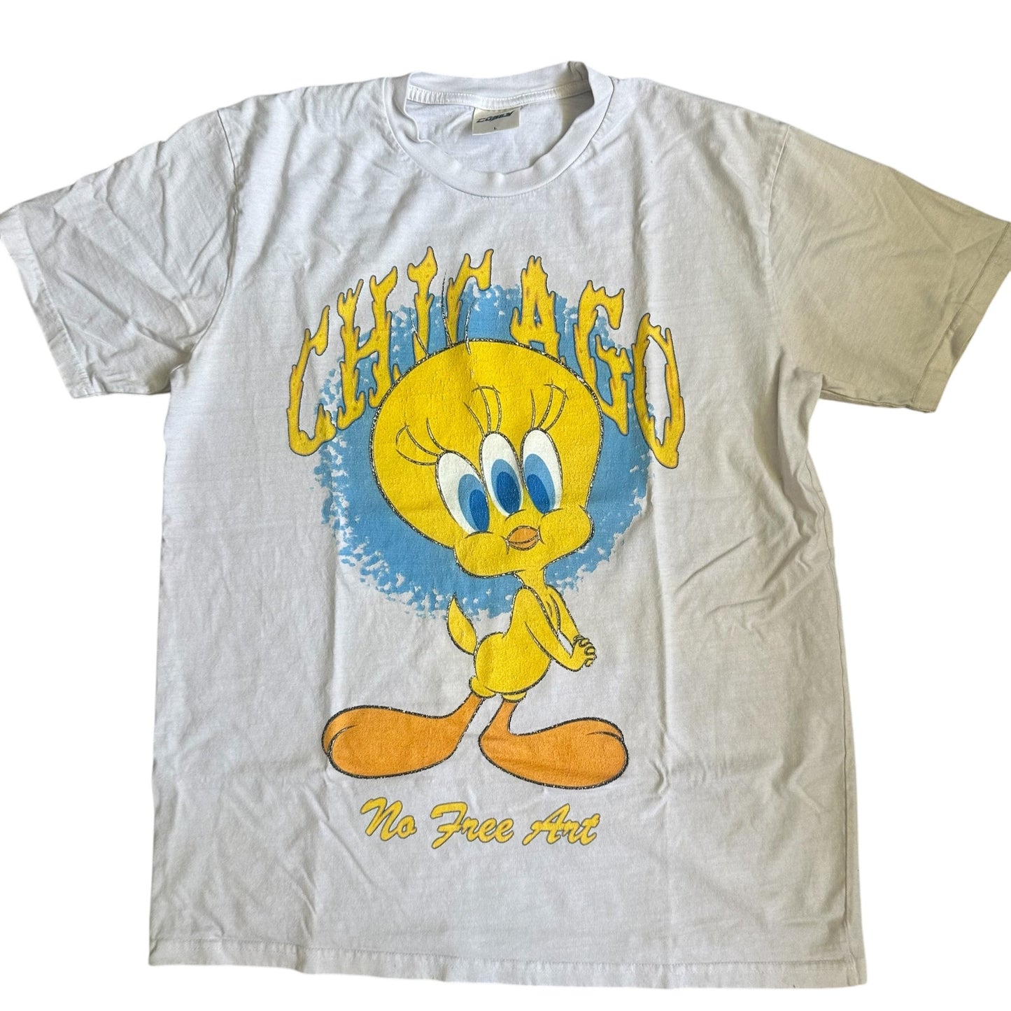 Dee Cosey Chicago Tweety No Free Art Tee Shirt Mens Large