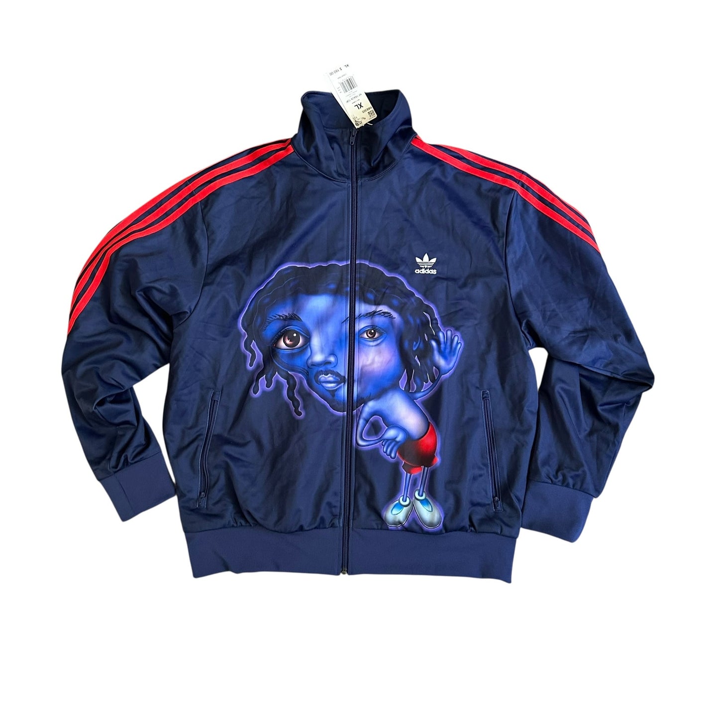 Kerwin Frost Adidas Originals KF Track Jacket Blue mens XL NWT