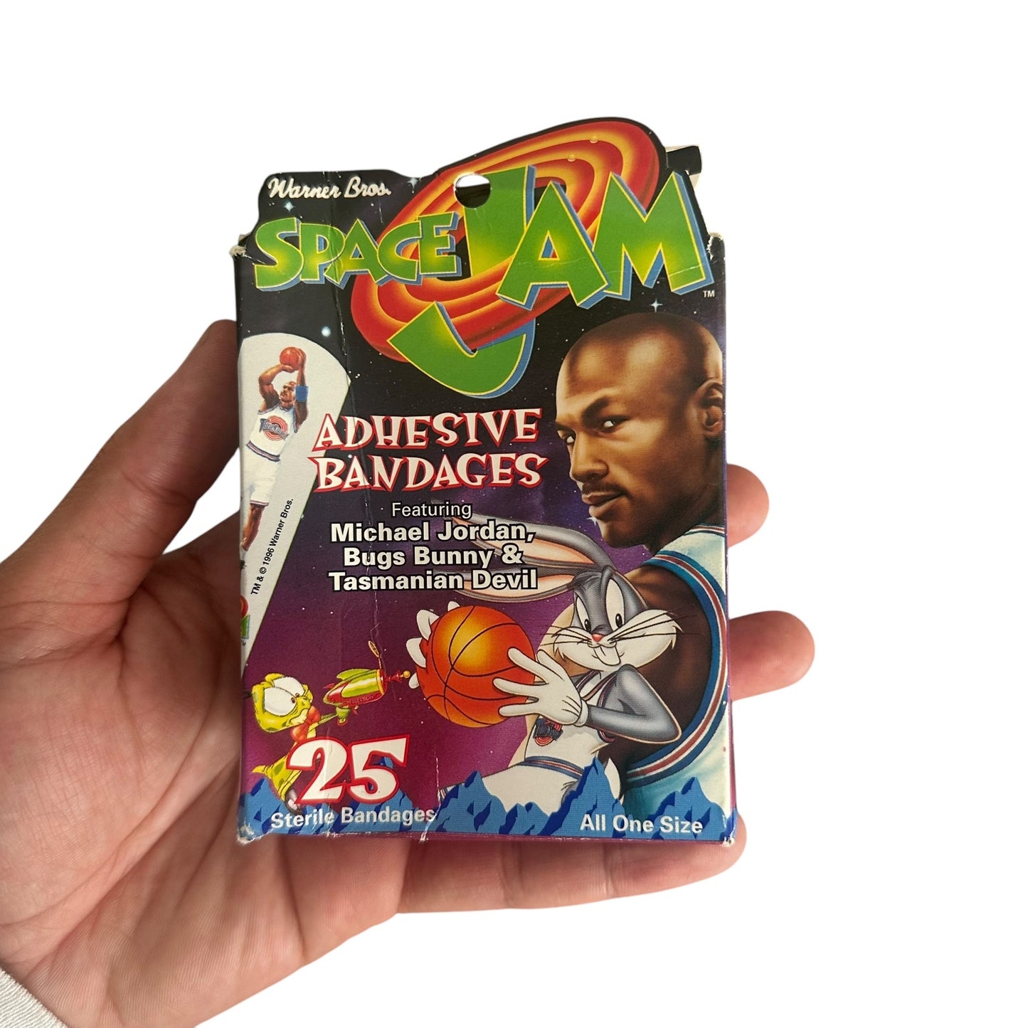 Warner Bros Space Jam Michael Jordan Adhesive Bandages 1996