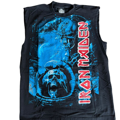 Iron Maiden Cutoff Sleeveless Shirt Mens Large