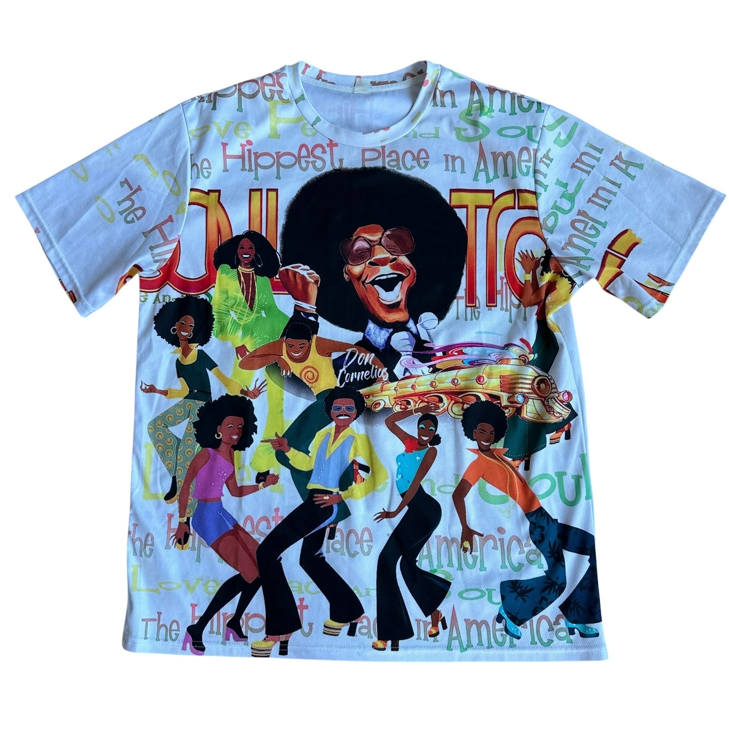 Don Cornelius Tribute Soul Train T-Shirt Mens XL