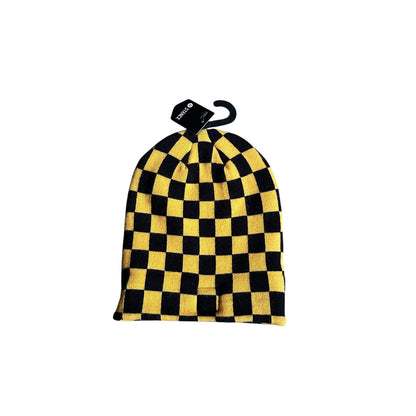 Stance Checked Out Beanie Golden Yellow Mens OneSize NWT