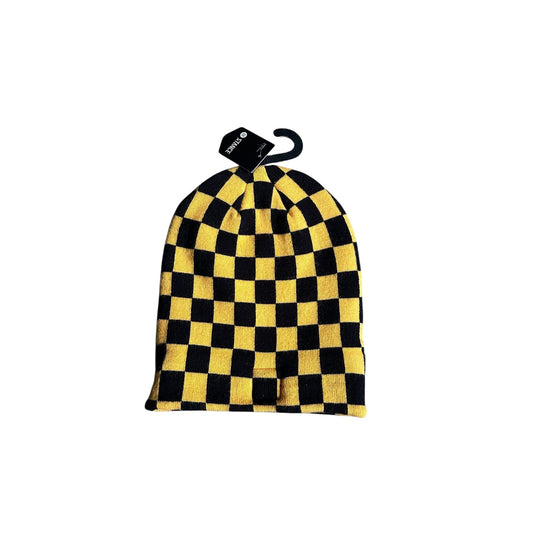 Stance Checked Out Beanie Golden Yellow Mens OneSize NWT