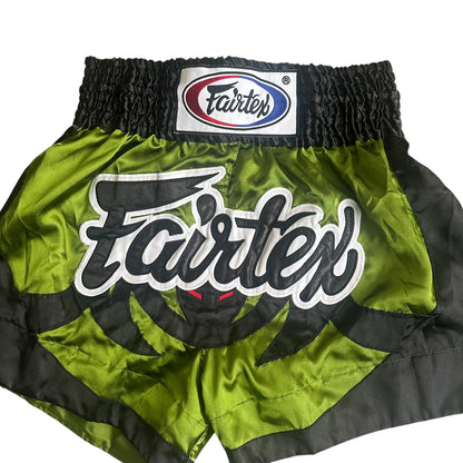 Fairtex Muay Thai Fighting Kickboxing Shorts Green Large