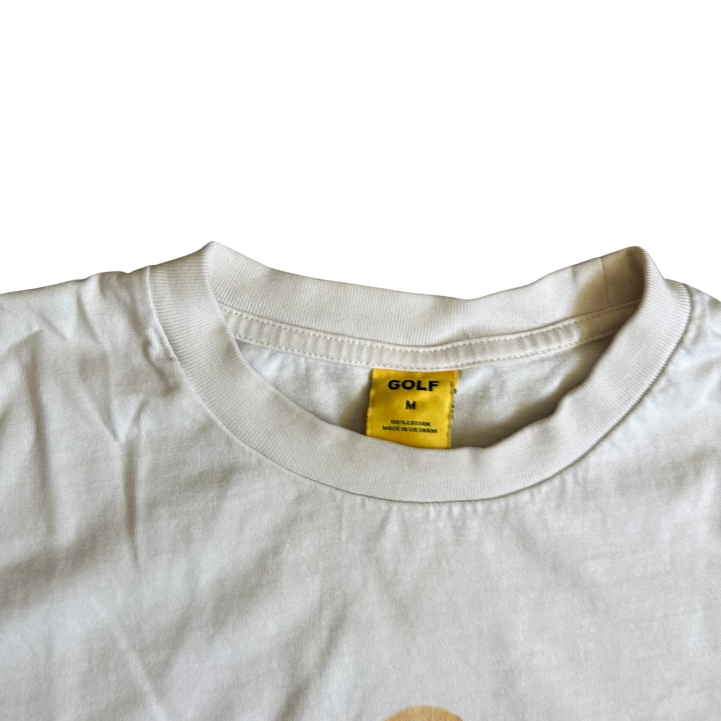 Golf Wang Down By Law White Box Cut Tee Shirt Mens Medium