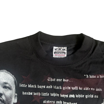Vintage Barack Obama MLK Malcolm X Black History Month Tee Shirt Mens 2XL