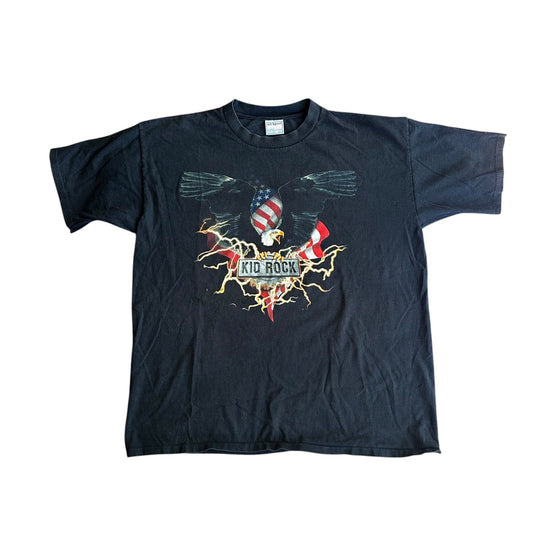 Kid Rock y2k 2000 Tour Band Tee Black Shirt Mens XL