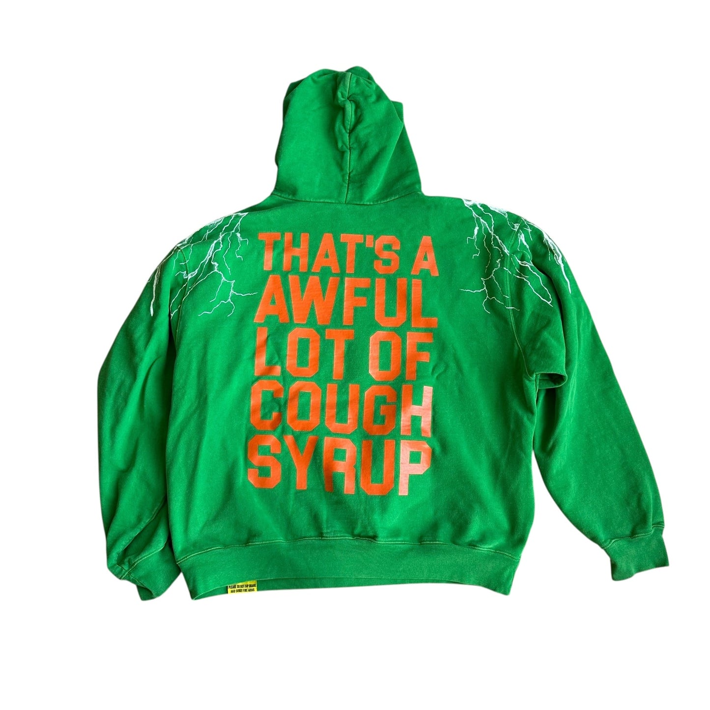 AWFUL LOT OF COUGH SYRUP Miami Hurricanes Green Hoodie Mens XL