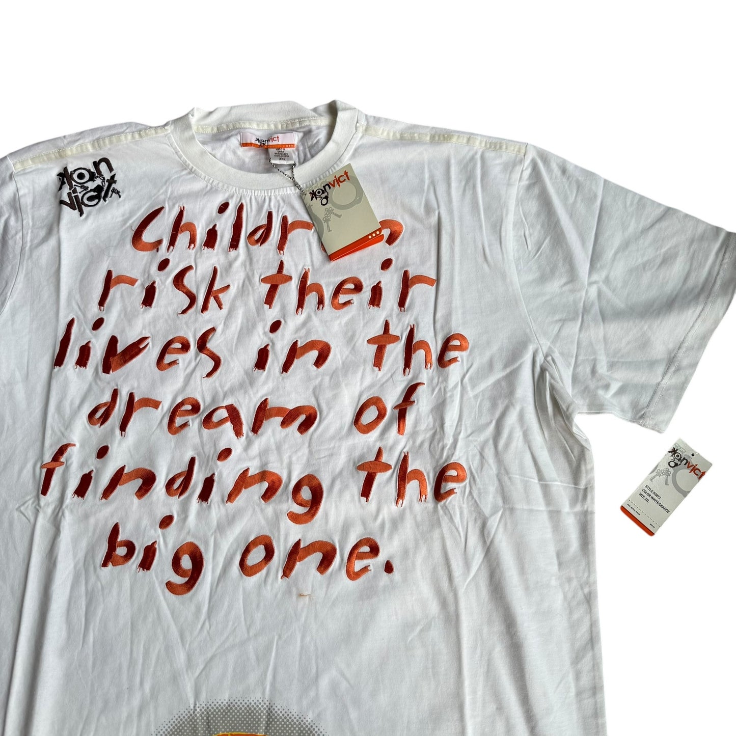 Vintage Konvict Akon y2k Blood Diamonds Africa T-Shirt 3XL NWT