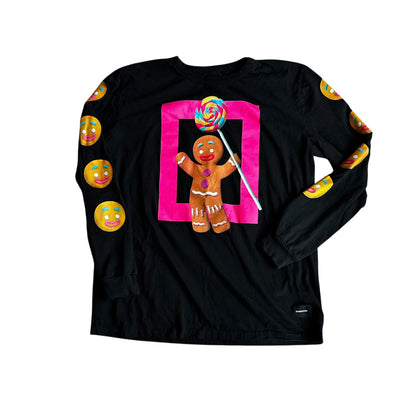 DumbGood x Shrek Gingerbread Man LongSleeve Shirt Mens Large