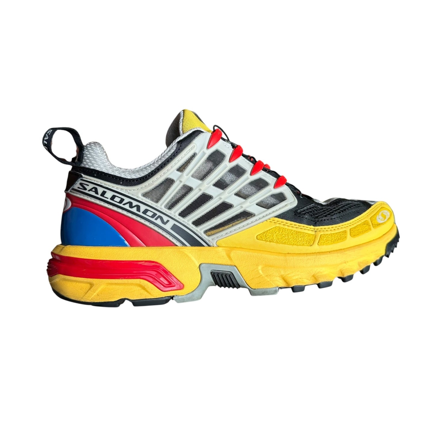 Salomon ACS Pro Yellow Red Sneakers Shoes Mens 9