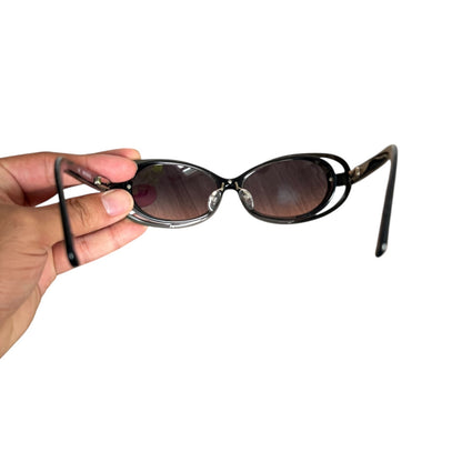 Alain Mikli Vintage 80s Double Lens Designer Sunglasses A0108