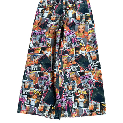 Reminisce Tabloid Magazine Pants Womens Medium