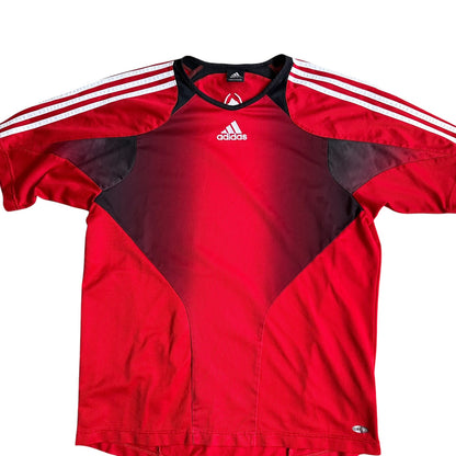 Adidas Red Soccer Jersey Top Shirt Mens Medium