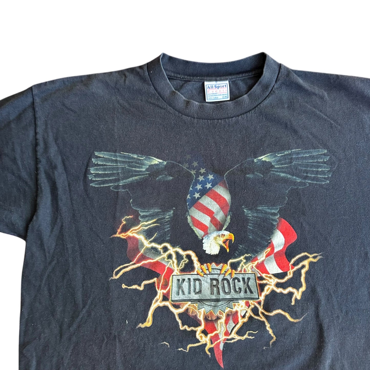Kid Rock y2k 2000 Tour Band Tee Black Shirt Mens XL