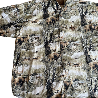 Clearwater Outfitters Hunting Shirt Animals AOP Mens 2XL