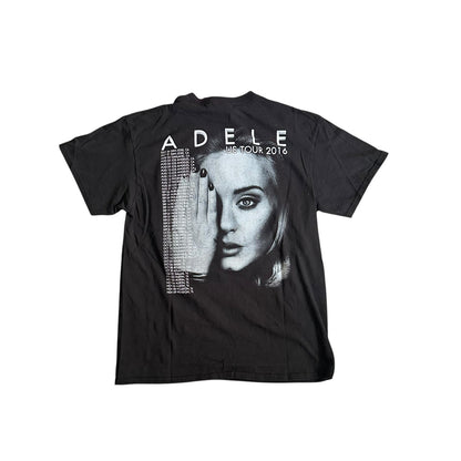 2016 Adele Face Band Tee Shirt Mens Black Large