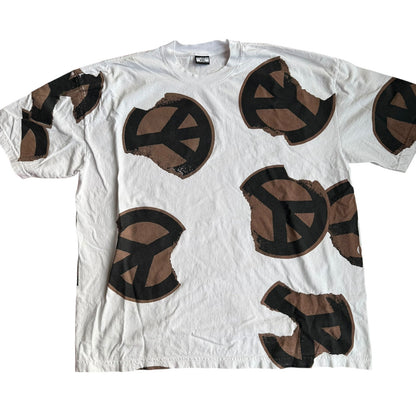 Babylon Peace AOP AlloverPrint White T-Shirt Mens 2XL