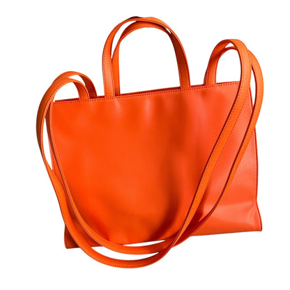 Telfar Medium Orange Shopping Bag with Dustbag