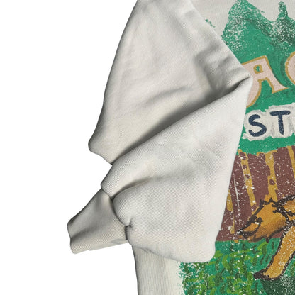 Acne Studios Grant Levy Forest Bear Print Oversized Hoodie Small