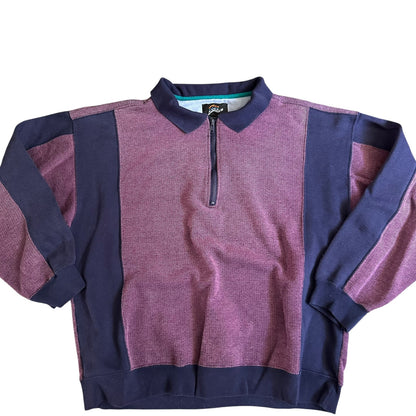 Vintage 90s Colorblock 1721 Sportclub Polo LongSleeve Mens XL