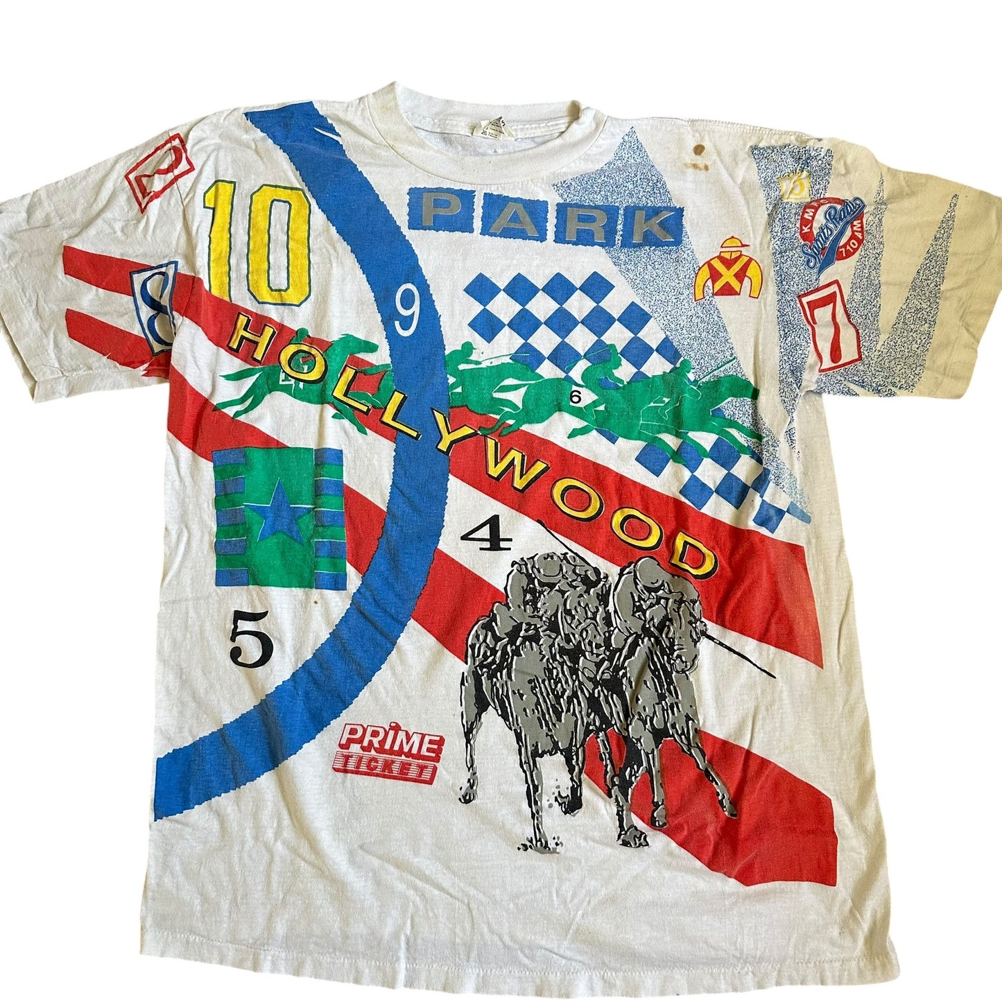 Vintage Hollywood Park Horse Racing Derby 90s SingleStitch Mens XL