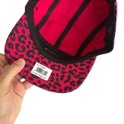 Crooks & Castles Pink Leopard Print Snapback Skater Hat Adjustable