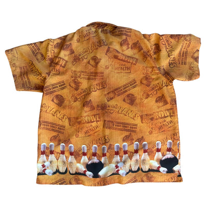 Vintage Bowling Shirt AOP Allover Print Mens 2XL