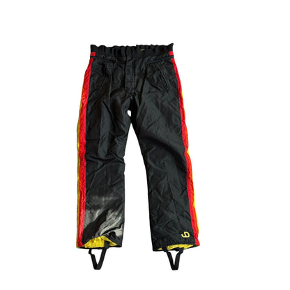 Vintage 90s John Deere Mens Snow Pants Stripe Black 38