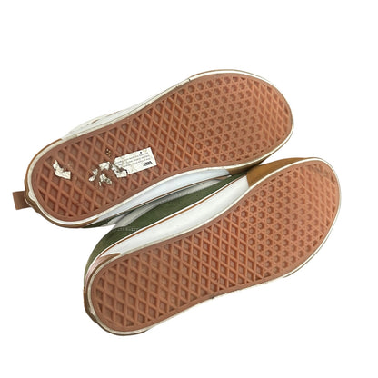 Vans Knu Skool Pesto Green Brown Shoes Mens 10