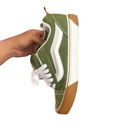 Vans Knu Skool Pesto Green Brown Shoes Mens 10