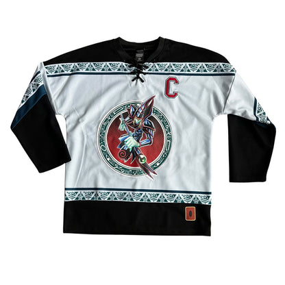 YuGioH Dark Magician Hockey Jersey Mens Small