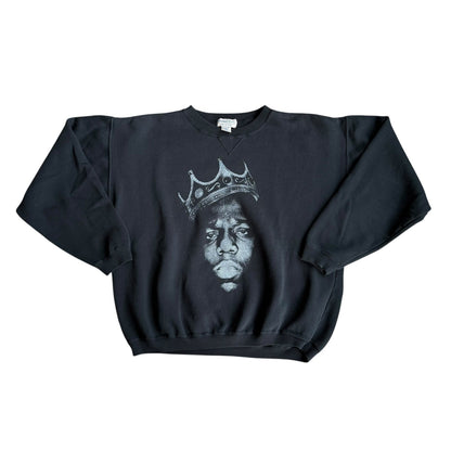 Vintage Biggie Smalls Notorious BIG Crewneck Sweater Mens XLT